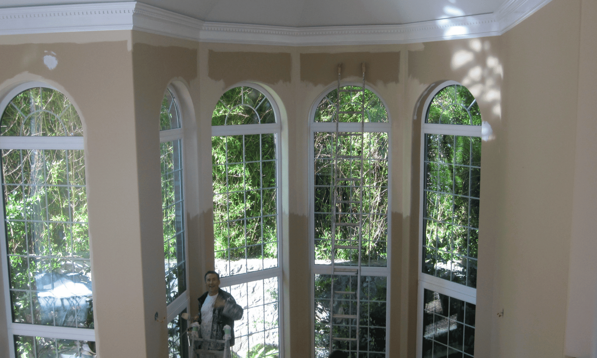 dave blair cutting in walls impressions painting victoria bc