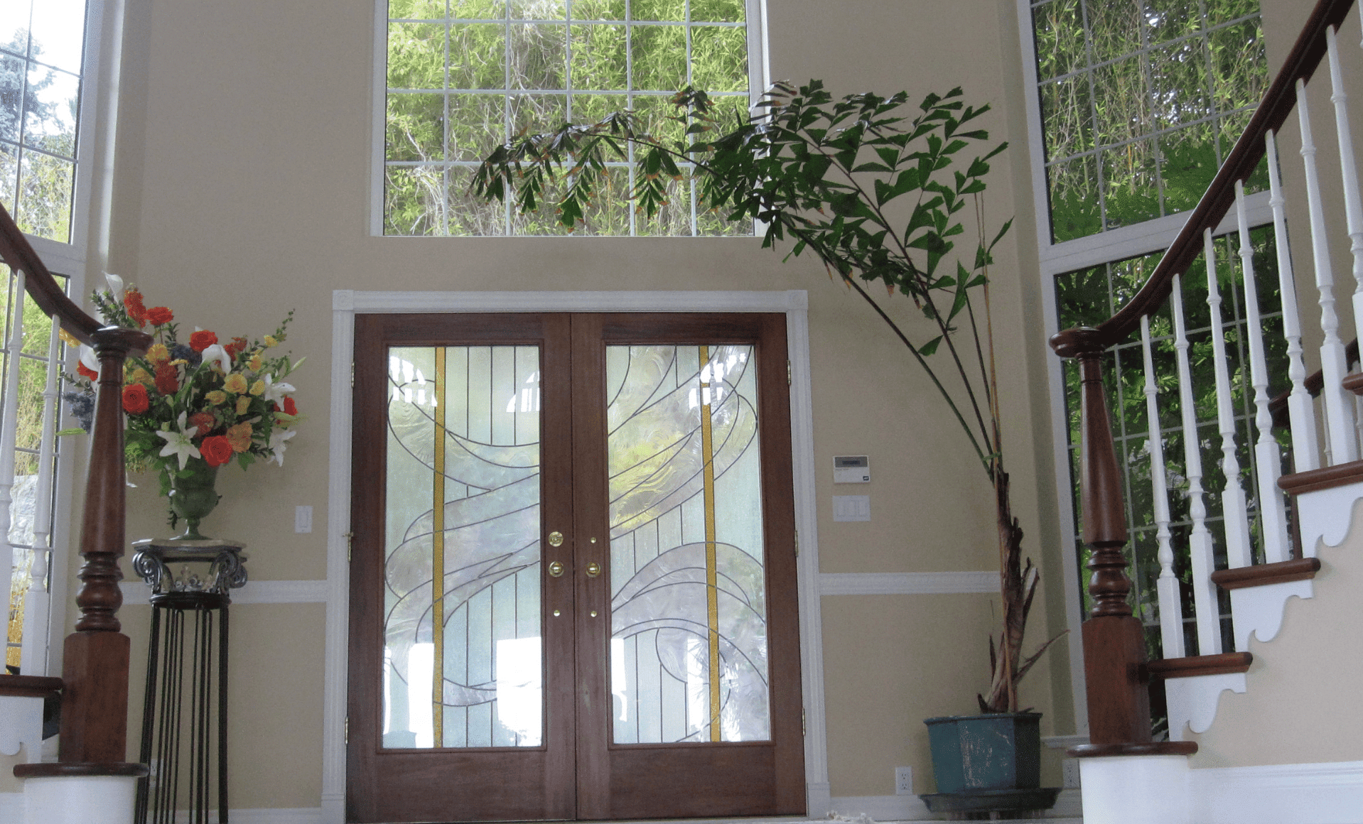 interior front door painting