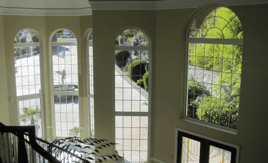 interior front entrance painting in uplands bc