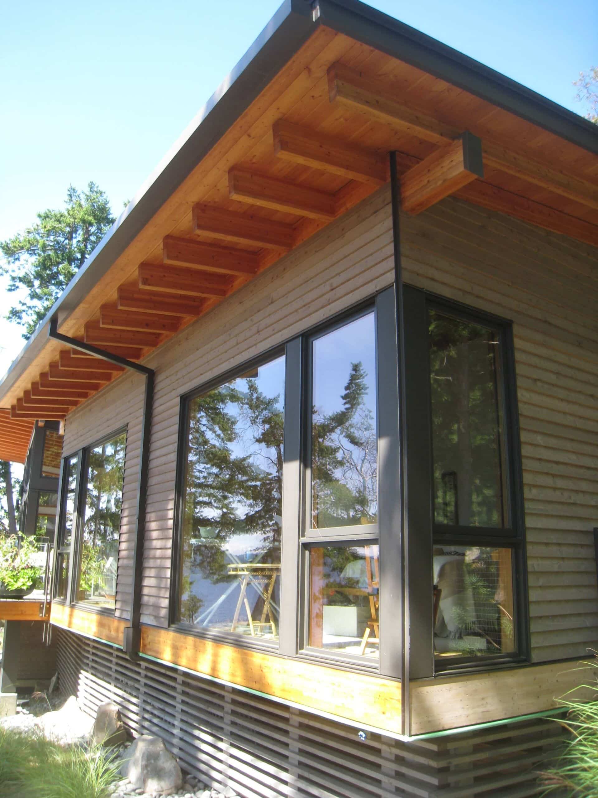 custom home build on Vancouver Island