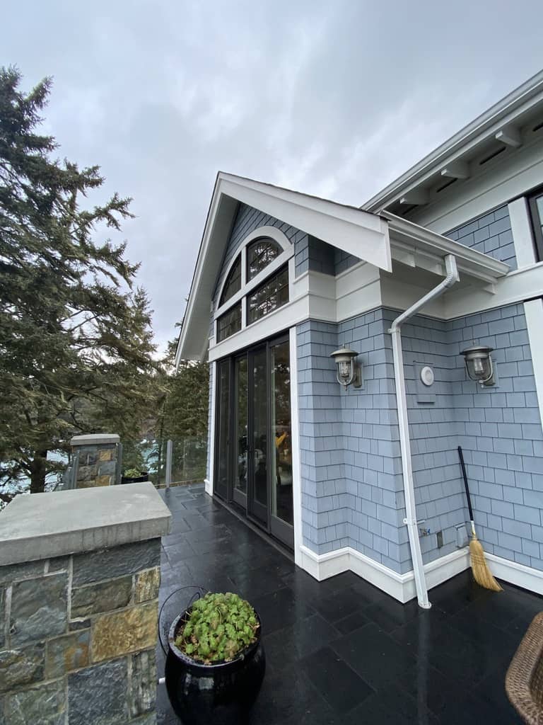 wood shingle staining Sooke BC