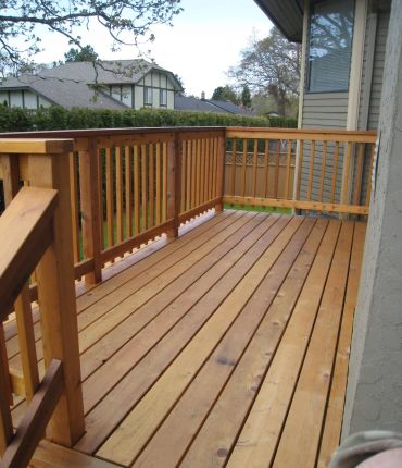 deck and fence refinishing impressions painting victoria bc