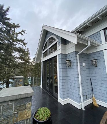 wood shingle staining Sooke BC